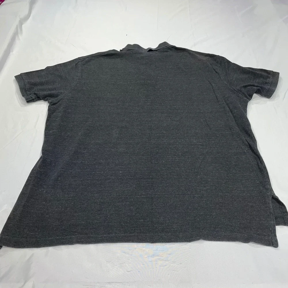Polo Ralph Lauren Mens XXL Charcoal Gray Heather Pony Logo Polo Shirt